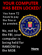 Ransomware is malware which restricts access to your computer, and demands a ransom be paid to the creator, who claims you will be arrested for your illegal computer activities unless the ''fine'' is paid.